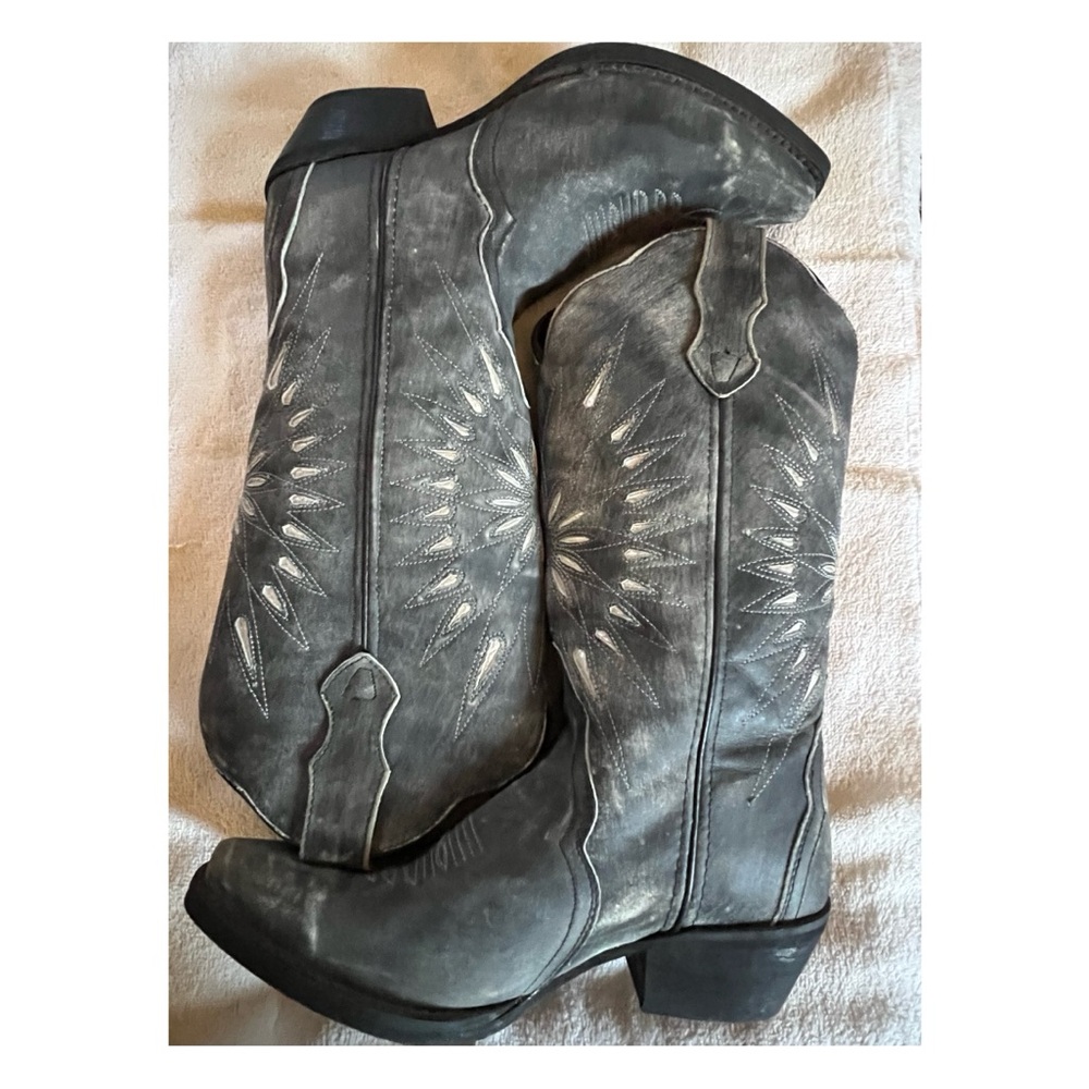 Laredo Charcoal Western Boots
